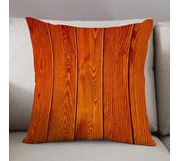 LEZUAHSH Cushion Cover,Pillow Cover Throw Pillow Case Decor Home Livingroom Couch Sofa,Burnt Orange,Wood Texture with Natural Patterns Oak Ti,20 x 20 in