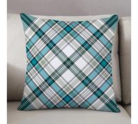 LEZUAHSH Cushion Cover,Pillow Cover Throw Pillow Case Decor Home Livingroom Couch Sofa,Checkered vintage fashion in an English country house style with a modern look in bright c,20 x 20 in