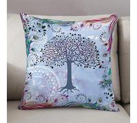 LEZUAHSH Cushion Cover,Pillow Cover Throw Pillow Case Decor Home Livingroom Couch Sofa,colorful digital wall tiles design for bathroom.,20 x 20 in