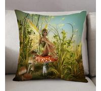 LEZUAHSH Cushion Cover,Pillow Cover Throw Pillow Case Decor Home Livingroom Couch Sofa,Enjoy the last Sunbeams,20 x 20 in