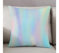LEZUAHSH Cushion Cover,Pillow Cover Throw Pillow Case Decor Home Livingroom Couch Sofa,Sky Blur Cosmic Rainbow Trend Foil Lively, iridescent abstract design violet-colored,20 x 20 in