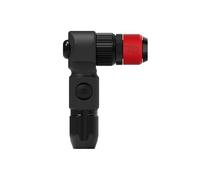 LEZYNE ABS Pro Clik Chuck - Reliable Long-Lasting Ergonomic Design Floor Pump Replacement Chuck with Air Bleed Button for Clik Valve Setups