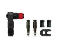 Lezyne ABS Pro Schwalbe Clik Chuck with Valve Cores - Black