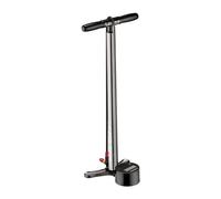 LEZYNE Alloy Digital Drive 3.5 High Pressure Bicycle Floor Pump with 3.5" Digital Gauge, Durable Aluminum 220PSI Tire Air Pump for Road/Track Bike, ABS-1 Pro Chuck, Presta/Schrader Valve, Silver Gloss