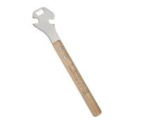 Lezyne Classic Pedal Rod Chromoly Steel Bike Tool - NICKEL / WOOD One Size