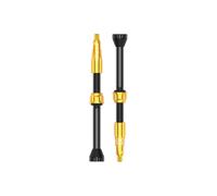 Lezyne CNC TLR Valves (Pair) 60mm Gold