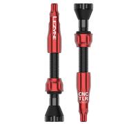 Lezyne CNC Tubeless Valve 44mm Red