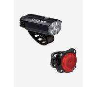 Lezyne Fusion Drive 500+ / Zecto Drive 200+ Light Set Silver 500 / 200 Lumens