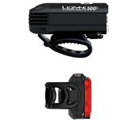 Lezyne Fusion Drive 500+ / Zecto Drive 200+ Light Set 500 / 200 Lumens Black
