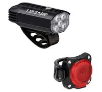 Lezyne Fusion Drive 500+ / Zecto Drive 200+ Light Set Silver 500 / 200 Lumens