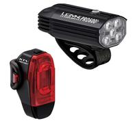 Lezyne Fusion Drive Pro 600+ / Ktv Drive Pro+ Light Set Silver 600 / 150 Lumens