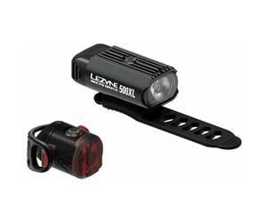 Lezyne Hecto Drive 500XL / Femto Drive Pair LED Cycle Lights USB rechargeable - Black
