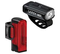 Lezyne Hecto Drive 500xl / Strip Drive 300+ Light Set Red 500 / 300 Lumens