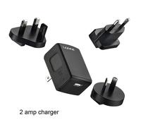 Lezyne International He 2a Usb Charging Kit-all Led 5v 2a Charger Black