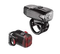 LEZYNE KTV Drive & Femto USB Compact Rechargeable LED Bike Light Set Front and Rear Bike Lights