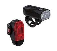 Lezyne KTV Drive Pro 300+ KTV Drive+ LED Bike Light Pair - Black / Light Set / Rechargeable