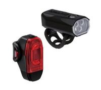 Lezyne KTV Drive Pro 300+/KTV Drive+ Pair Black/Black Front 300 lm / Rear 40 lm Cycling light