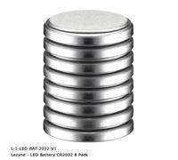 Lezyne LED CR2032 Spare Battery 8 Pack