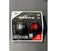 Lezyne Femto USB Drive Light Pair - Black One Size