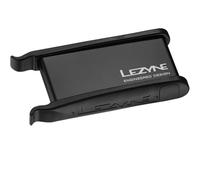 Lezyne LEVER Repair Tool Set, Alu.inkl. 2, Black 1 PK-Lever-V104 | Anodized Aluminum Case, 6 Glueless Patches, Composite Matrix Tire Levers, Stainless Steel Scuffer, Black