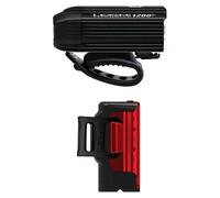 Lezyne Lite Drive 1200+ / Drive Pro 400+ Light Set 1200 / 400 Lumens Black