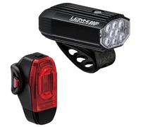 Lezyne Micro Drive 800+ KTV Drive+ LED Bike Light Set - Black / Rechargeable / Light Set