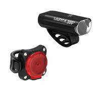 Lezyne Micro Drive 300+ Stvzo / Zecto Drive Stvzo Light Set Silver 300 / 40 Lumens
