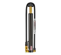 Lezyne Micro Floor Drive HVG Cycling Hand Pump w/ Analog Gauge - Gloss Black