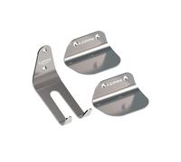 Lezyne Stainless Pedal Hook - 3-Piece Pedal-Hook Bicycle Storage System