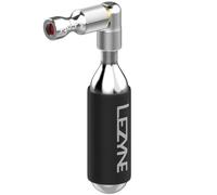 LEZYNE Trigger Drive CO2 Inflator | CNC-Machined Aluminum Bike Tire Pump w/Insulated Neoprene Sleeve for Presta & Schrader Valves | Compatible w/Threaded CO2 Cartridges