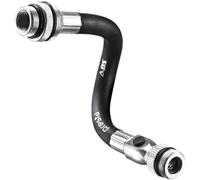 LEZYNE Valve Caps Valve Tube ABS Flex Trousers, Black/Silver, 1-RP-HOSE-V2DUAL