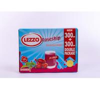 LEZZO Traditional Turkish (Orange, Sour Cherry, Rosehip) Flavoured Instant Drink, Cold & Hot, No Sweetener, 600g Double Package, Makes 24 Glasses (One Size, Rosehip)