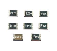 LF 1812 Resettable Fuse PPTC 1812L SMD Self-recovery 0.2-3A 6V 8V 13.2V 15V 24V 30V 10Pcs(1.1A 8V)