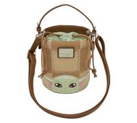 Star Wars: The Mandalorian Grogu & Anzellan Drawstring Bucket Crossbody Bag with Coin Bag