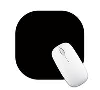 LF LOIAAFEL Square Mouse Mat, Small Mouse Mat Black, Non-Slip Mini Mousepads Cute, Rubber Mouse Pads Portable 18cm x 18cm for Travel Working Home Desk Organiser