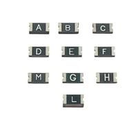 LF Resettable Fuse 1206 PPTC SMD 0.125A - 1.1A 6V 8V 15V 16V 24V 30V A C D E F G H M L 50Pcs(1.1A 8V (Code H))