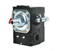 LF10-1H 1-Port Pressure Switch for Air Compressors - for NPT 1/4 Thread, 90-120 PSI Working Range, 175 PSI Max, 240V/20A, ABS/Copper/Iron