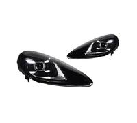 LFAMZO Car Lamps Compatible for Porsche Cayenne 2011-2018 Auto Headlight Assembly Upgrade 2019 High Configure Design Matrix Accessories(For 2011-2014,NO AFS VER_B)
