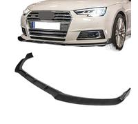 LFAMZO Segmented Front Bumper Cover Compatible for Audi A4 B9 2017-2018 STP-Style Spoiler Lip Body Kit(Unpainted Matt Black)