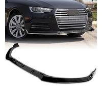 LFAMZO Segmented Front Bumper Cover Compatible for Audi A4 B9 2017-2018 STP-Style Spoiler Lip Body Kit(Painted Glossy Black)