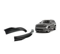 LFAMZO Segmented Side Skirt Guard Plate Compatible with Jeep Grand Cherokee SRT/SRT8/Trackhawk 2012-2021 Lip Bumper Winglet Body Kit Car Extension Splitter A Pair(Carbon Fiber Corner)