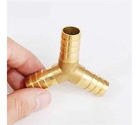 Lfang-Brass Hose Fitting Brass Barb Pipe Fitting 2 3 4 Way Connector for 4mm 5mm 6mm 8mm 10mm 12mm 16mm 19mm Hose Copper Pagoda Water Tube, Good wear Resistance(Y 3 Way,OD 12mm)