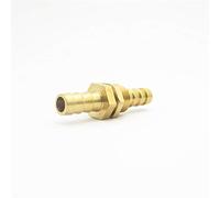Lfang-Brass Hose Fitting Hose Barb Bulkhead Brass Barbed Tube Pipe Fitting,4mm 6mm 8mm 10mm 12mm 14mm 16mm 19mm 25mm, Good wear Resistance(14mm OD)