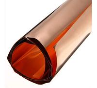 Lfang-Copper sheet 1pc 200x1000mm 99.9% Pure Copper Cu Metal Sheet Foil Plate 0.1mm Thickness For Power Tools, High quality