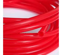 Lfang-Silicone Hose 1 Meter ID 1 2 3 4 5 6 7 8 9 10 Mm Silicone Tube Flexible Rubber Hose Food Grade Soft Pipe Water Connector Colorful, Pressure and Explosion Proof(Red,ID 0.5mm OD 1mm)