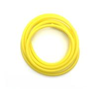 Lfang-Silicone Hose 1Meter ID 2 * 4OD Silicone Tubing Flexible Rubber Hose Food Grade Soft Drink Pipe Water Connector Colorful Hose, Pressure and Explosion Proof(Yellow)