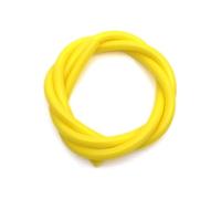 Lfang-Silicone Hose 1Meter OD 6xID 4mm Silicone Tubing Flexible Rubber Hose Food Grade Soft Drink Pipe Water Connector Colorful Hose, Pressure and Explosion Proof(Yellow Silicone Tube)