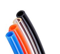 Lfang-Silicone Hose 2Meters Air Hose Pneumatic Tube Pipe PU Hoses 12mm 14mm for Compressor Polyurethane Tubing， Pressure and Explosion Proof(Blue,16x12)