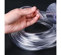 Lfang-Silicone Hose Transparent PVC Plastic Hoses Water Pump Tube Hoses Aquarium Tubing 3 4 5 6 8 10 12mm Hosing Garden Hose， Pressure and Explosion Proof(6mm X 8mm,2 Meters)