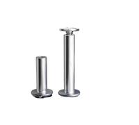 Lfang-Socket Cap Screws M4 M5 304 Stainless Steel Nail Rivet Bolt Recipes Leather Bag Belt Photo Scrapbook Album Account Book Chicago Spacing Screws, Durable and Corrosion Resistant(M4x25 (8Pcs))